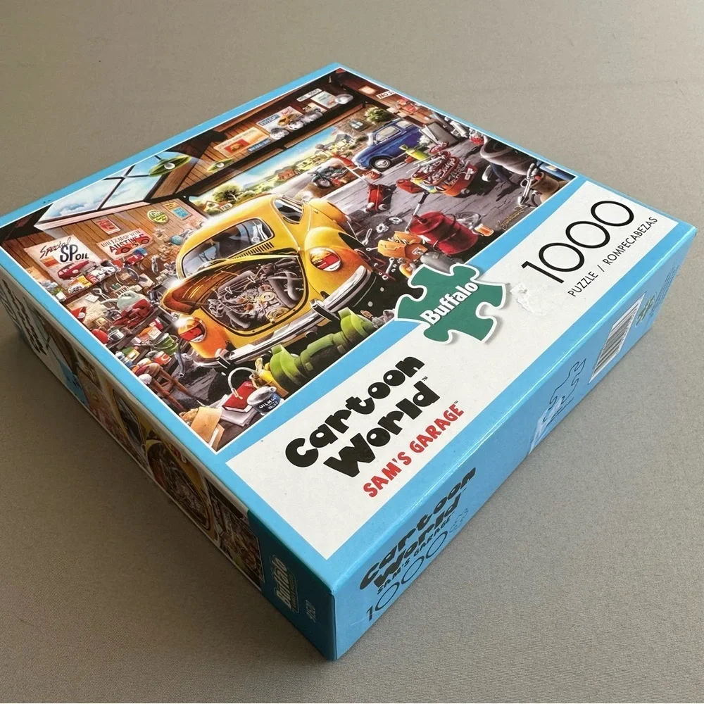 BUFFALO 1000pc Cartoon World Sam’s Garage puzzle